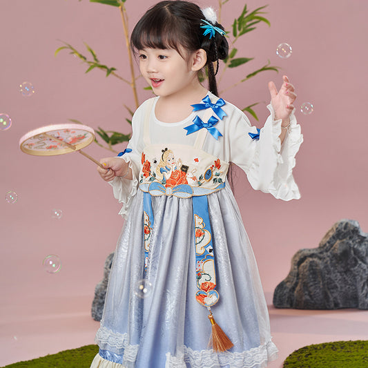Ancient Costume Baby Girl Antique Princess Dress One Year Old Celebration Dress